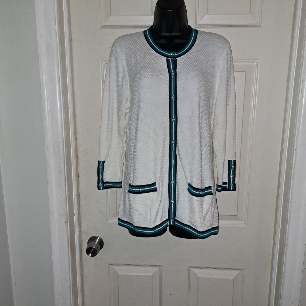Talbots knitted cardigan size medium